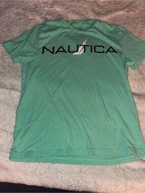 Nautica Men's Crew Neck T-Shirt in Seafoam Green